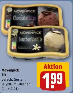 REWE DE Mövenpick Eis tilbud
