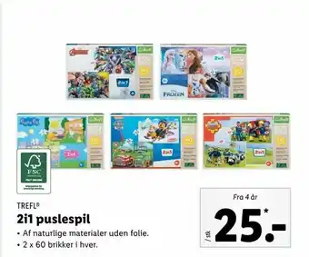 Let-Køb 2i1 puslespil tilbud
