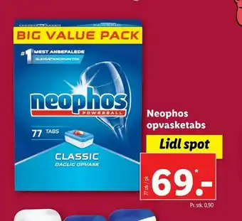 Let-Køb Neophos opvasketabs tilbud