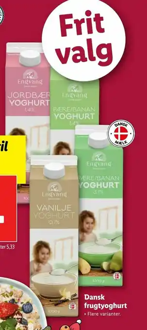 Let-Køb Dansk frugtyoghurt tilbud