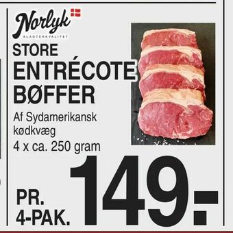 ABC Lavpris Entrécote bøffer tilbud