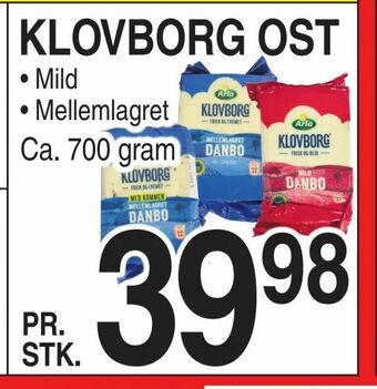 ABC Lavpris Klovborg ost tilbud