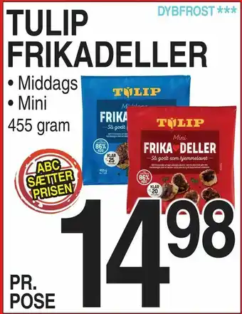 ABC Lavpris Tulip frikadeller tilbud