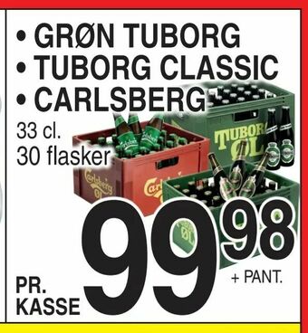 ABC Lavpris Grøn tuborg • tuborg classic • carlsberg tilbud
