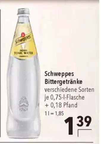 Citti Schweppes Bittergetränke tilbud