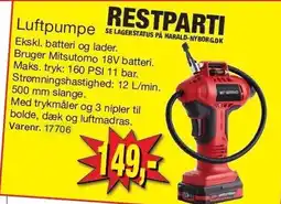 Harald Nyborg Luftpumpe tilbud