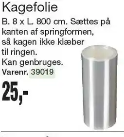 Harald Nyborg Kagefolie tilbud
