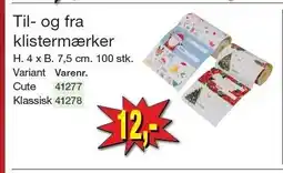 Harald Nyborg Til- og fra klistermærker tilbud