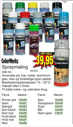 Harald Nyborg Spraymaling tilbud