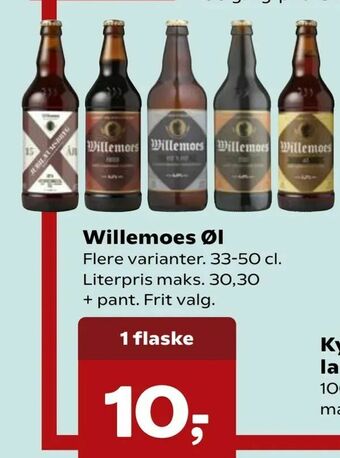 Dagli'Brugsen Willemoes Øl tilbud