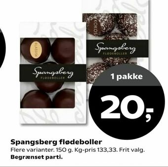 Dagli'Brugsen Spangsberg flødeboller tilbud