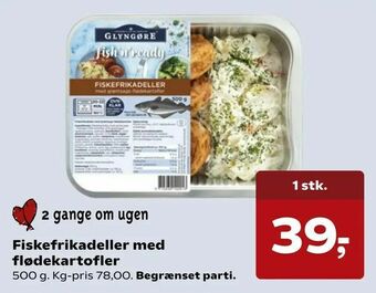Dagli'Brugsen Fiskefrikadeller med flødekartofler tilbud