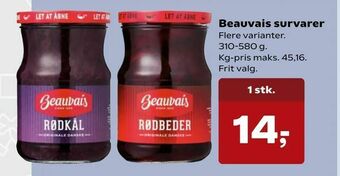 Dagli'Brugsen Beauvais survarer tilbud