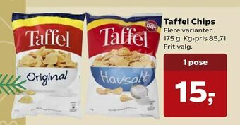 Dagli'Brugsen Taffel Chips tilbud
