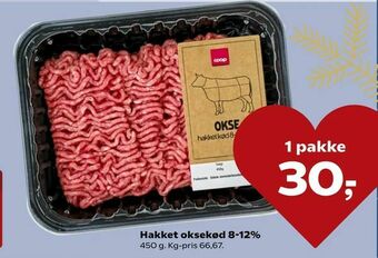 Dagli'Brugsen Hakket oksekød 8-12% tilbud