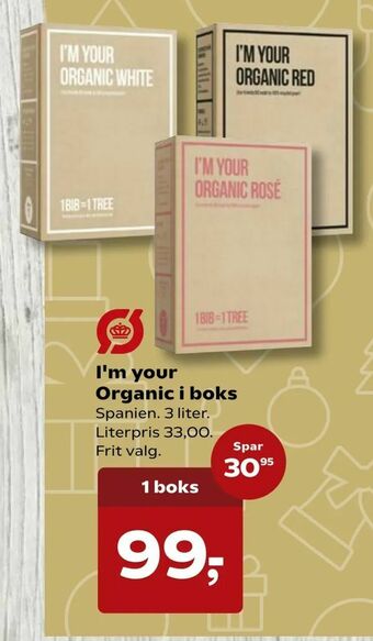 Dagli'Brugsen I'm your Organic i boks tilbud