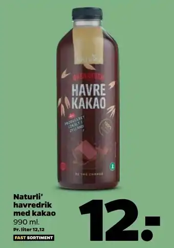 Naturli' havredrik med kakao