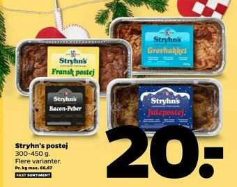 Netto Stryhn's postej tilbud