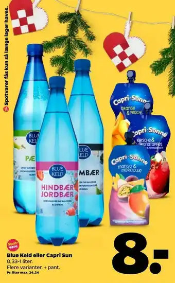 Netto Blue Keld eller Capri Sun tilbud