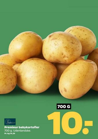 Netto Premieur babykartofler tilbud