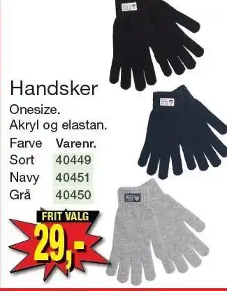 Harald Nyborg Handsker tilbud