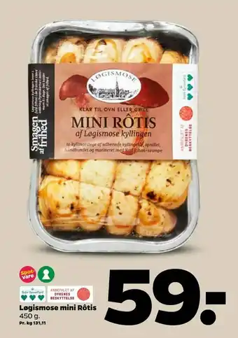 Netto Løgismose mini Rôtis tilbud