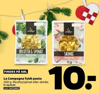 Netto La Campagna fyldt pasta tilbud