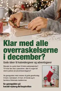 Harald Nyborg Klar med alle overraskelserne i december? tilbud