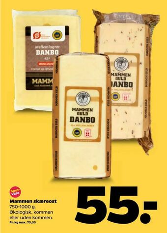 Netto Mammen skæreost tilbud