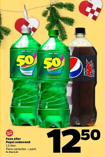 Netto Faxe eller Pepsi sodavand tilbud