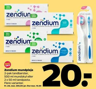 Netto Zendium mundpleje tilbud