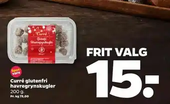 Netto Curré glutenfri havregrynskugler tilbud