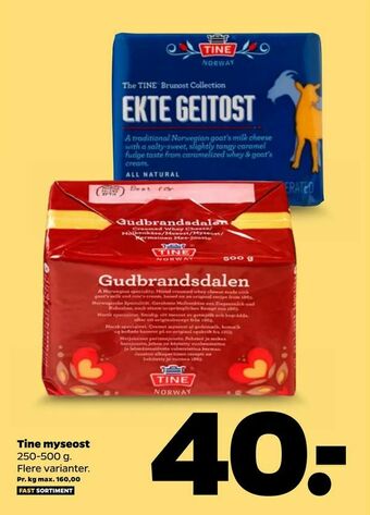 Netto Tine myseost tilbud