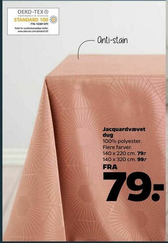 Netto Jacquardvævet dug tilbud