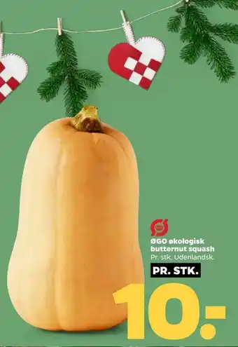 Netto ØGO økologisk butternut squash tilbud