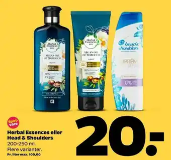 Herbal Essences eller Head & Shoulders