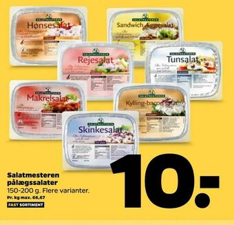 Netto Salatmesteren pålægssalater tilbud