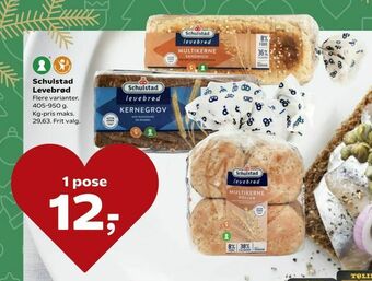 SuperBrugsen Schulstad Levebrød tilbud