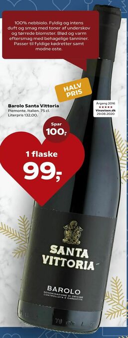 SuperBrugsen Barolo Santa Vittoria tilbud