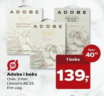 SuperBrugsen Adobe i boks tilbud