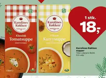 SuperBrugsen Karolines Køkken supper tilbud