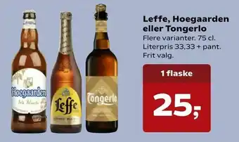 SuperBrugsen Leffe, Hoegaarden eller Tongerlo tilbud