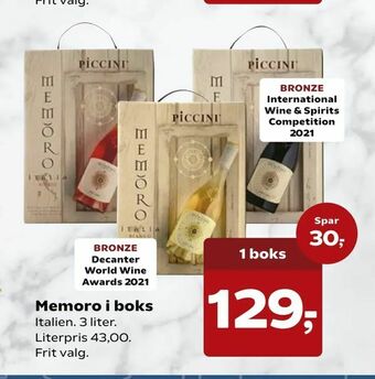 SuperBrugsen Memoro i boks tilbud