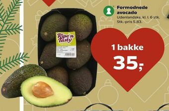 SuperBrugsen Formodnede avocado tilbud