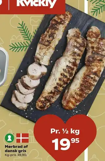 SuperBrugsen Mørbrad af dansk gris tilbud