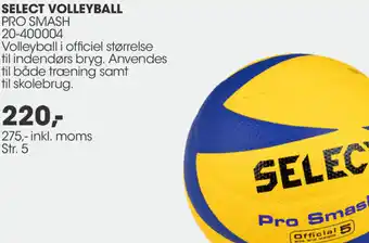 Sportigan Select Volleyball Pro Smash 275 Inkl.Moms tilbud
