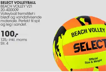 Sportigan Select Volleyball Beach Volley V210125 Inkl.Moms tilbud