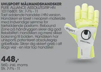 Uhlsport Målmandshandsker 560 Inkl.Moms