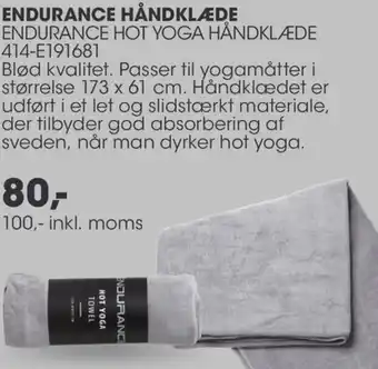 Sportigan Endurance Håndklæde 100 Inkl.Moms tilbud