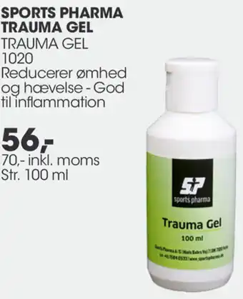 Sportigan Sports Pharma Trauma Gel 70 Inkl.Moms tilbud